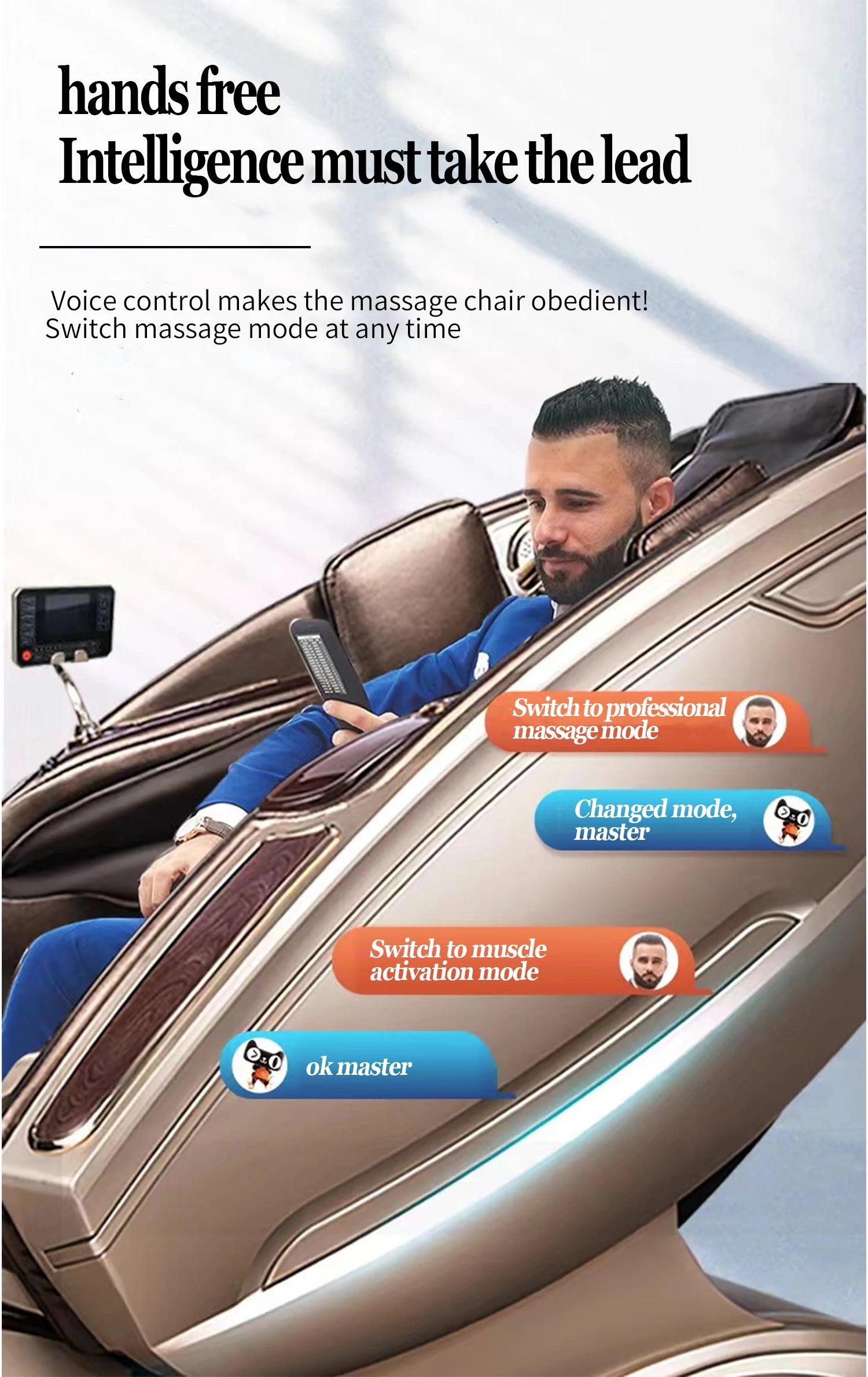 Luxury 4D SL-Track Zero Gravity Massager