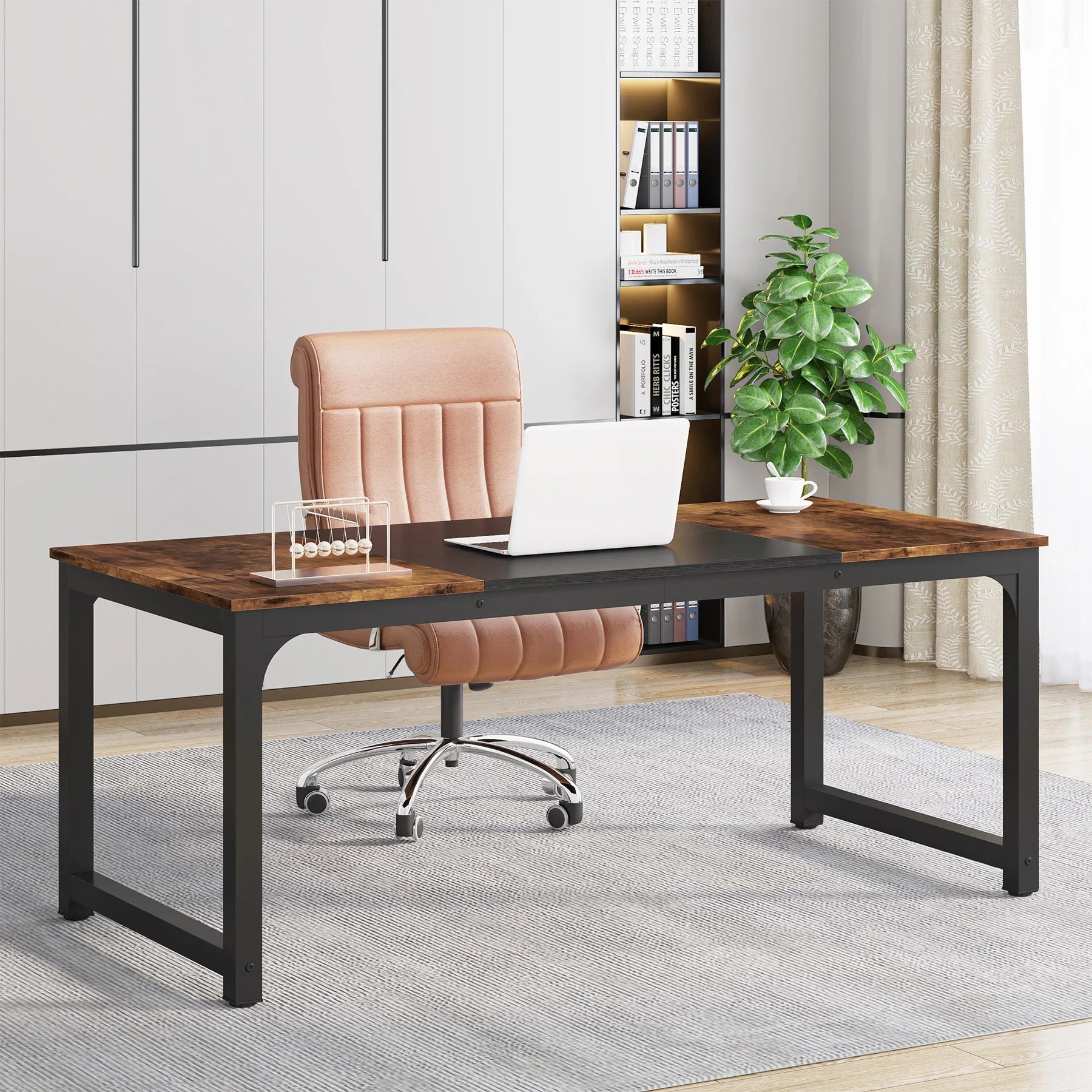 Large Modern Office Computer Writing Desk