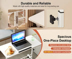 Mobile Standing Desk with Adjustable Height and Angle
