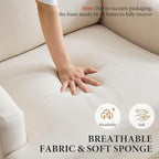 Modern Upholstered Accent Chair with Wood Legs