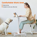 Portable Laptop Computer Desk with Lockable Wheels