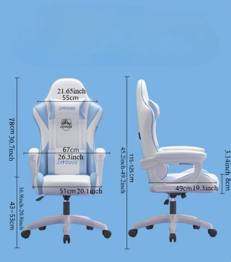 Ergonomic Swivel Office Chair with Back Support