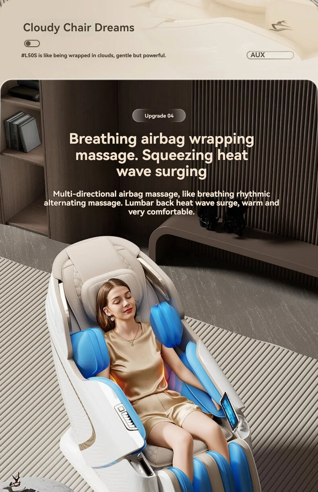 4D Electric Full Body Zero Gravity Chair