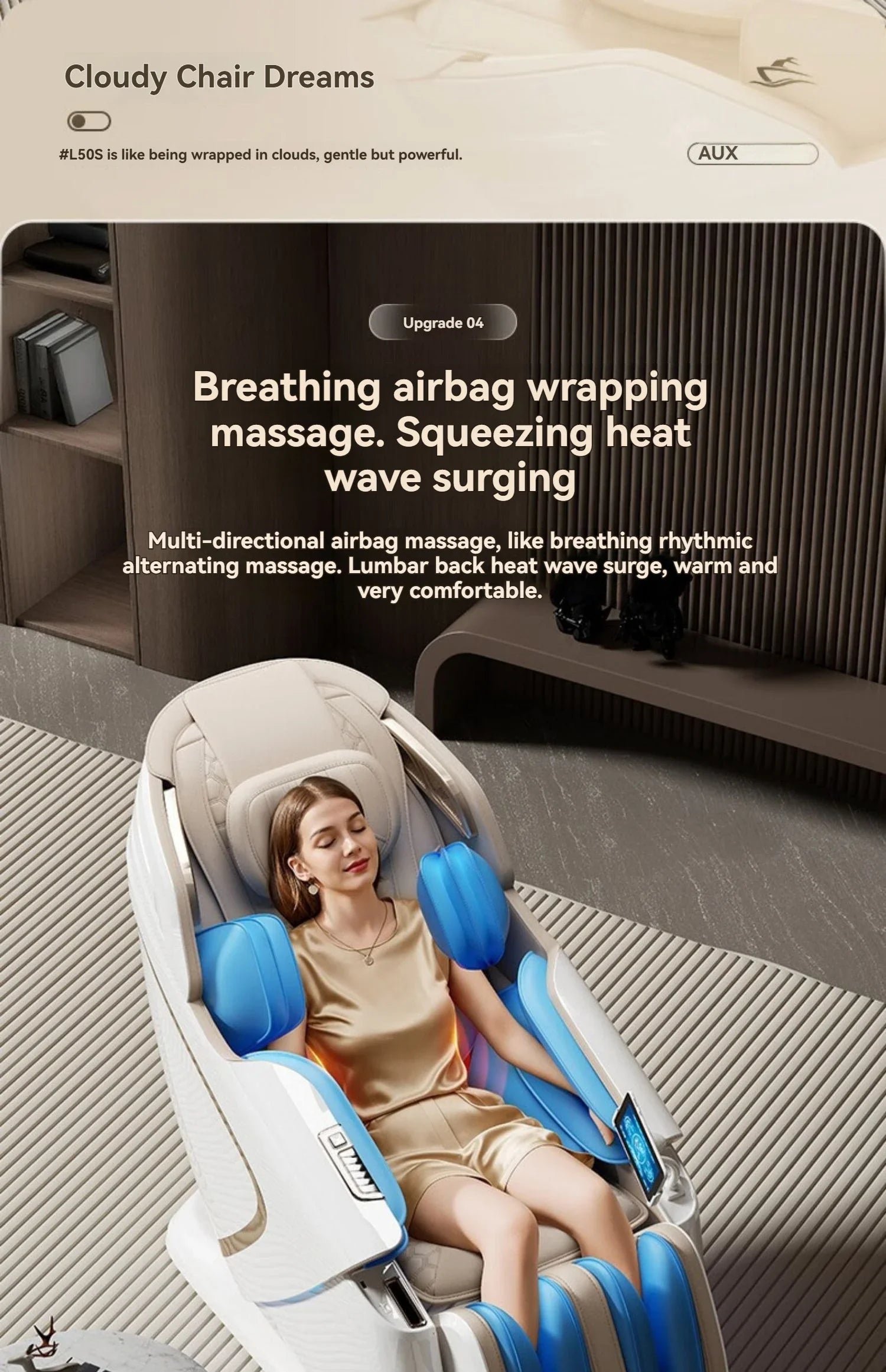 4D Electric Full Body Zero Gravity Chair