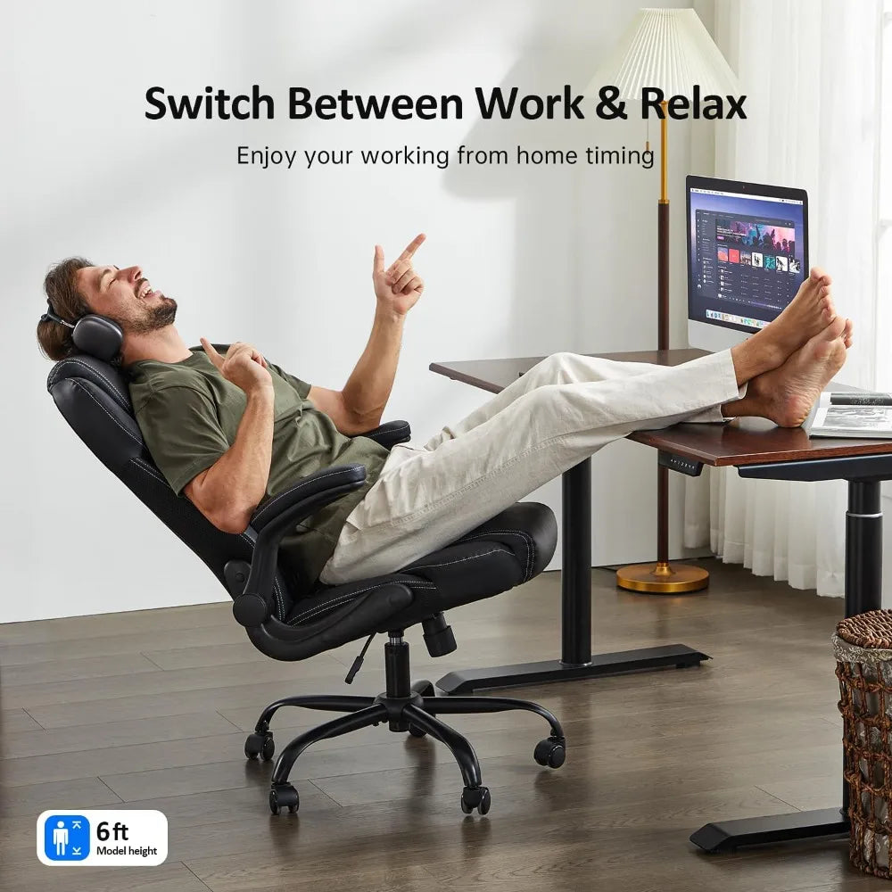 Ergonomic Executive Leather Office Chair