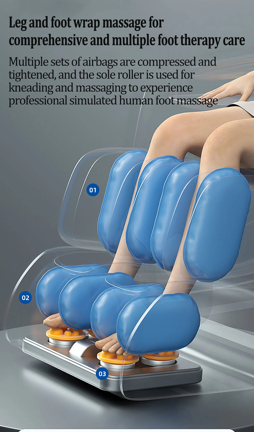 Zero Gravity Massage Chair with Heating and Bluetooth