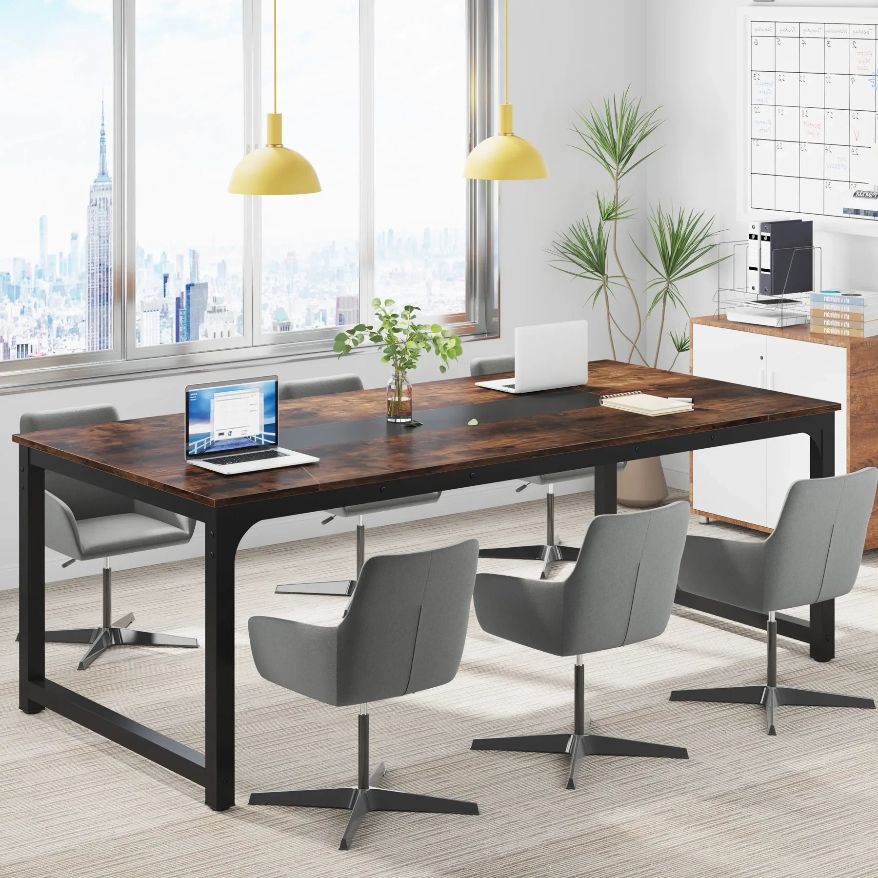 70-Inch Modern Executive Office Computer Desk