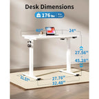 Small Electric Standing Desk for Home Office