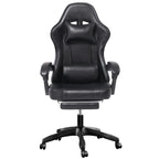 Ergonomic Gaming Chair with Footrest and Headrest