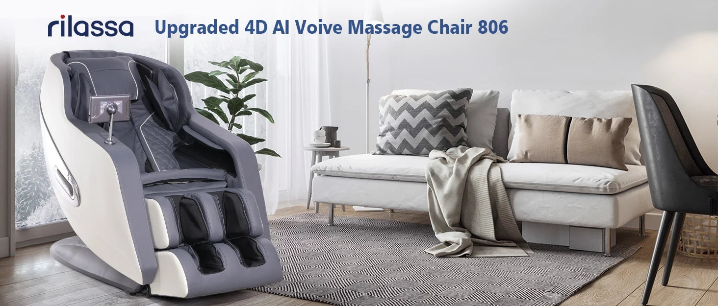 4D Zero Gravity AI Voice Massage Chair