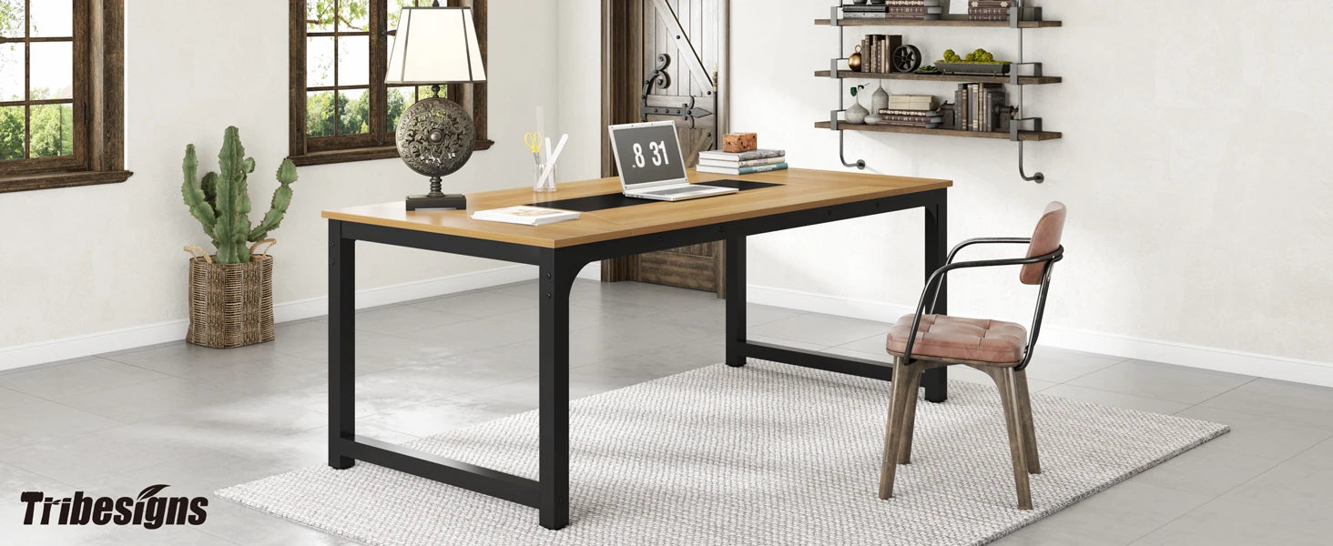 70-Inch Modern Executive Office Computer Desk
