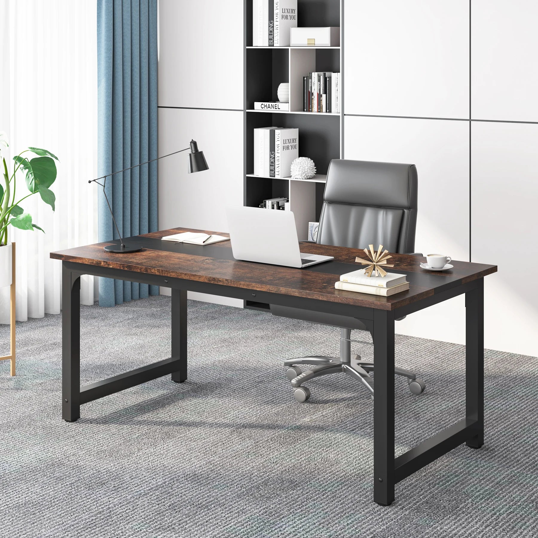 Large Modern Office Computer Writing Desk