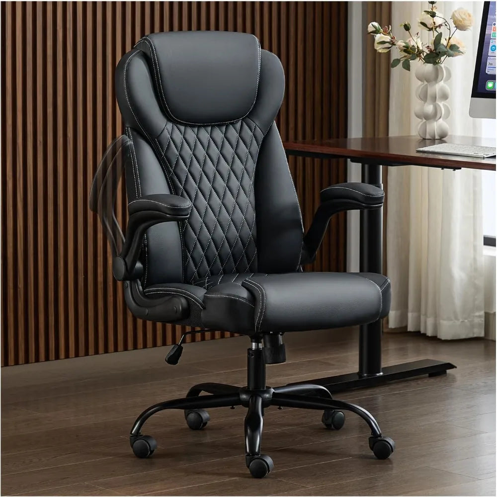 Ergonomic Executive Leather Office Chair