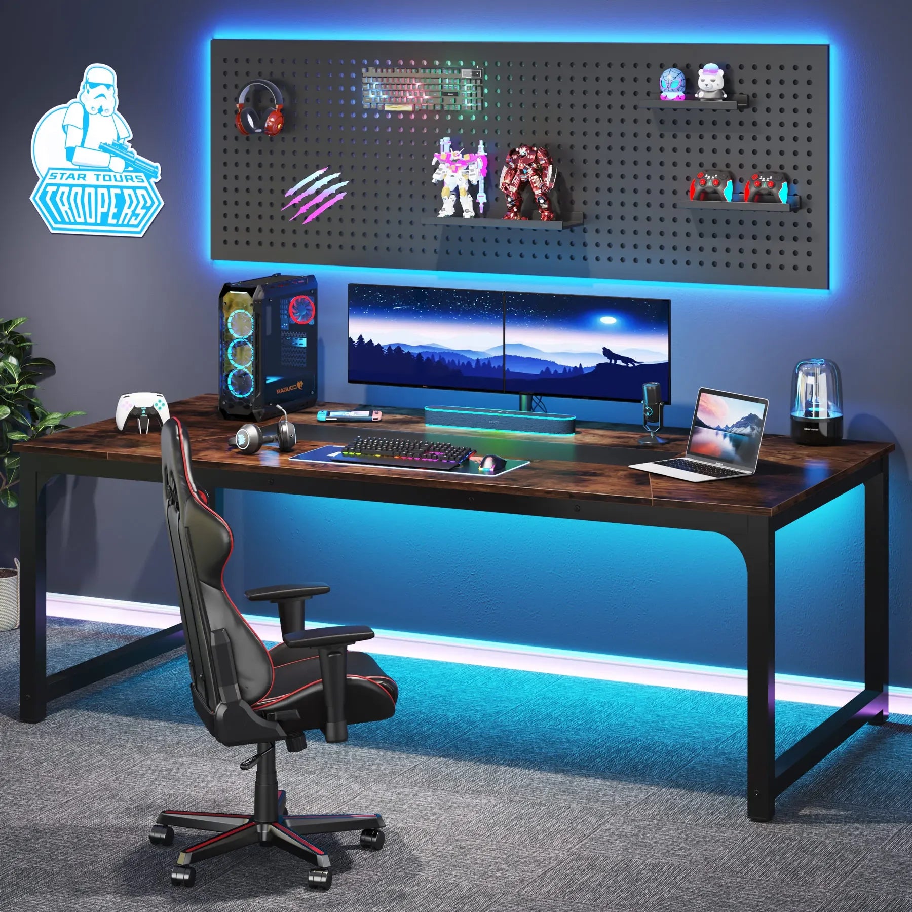 70-Inch Modern Executive Office Computer Desk