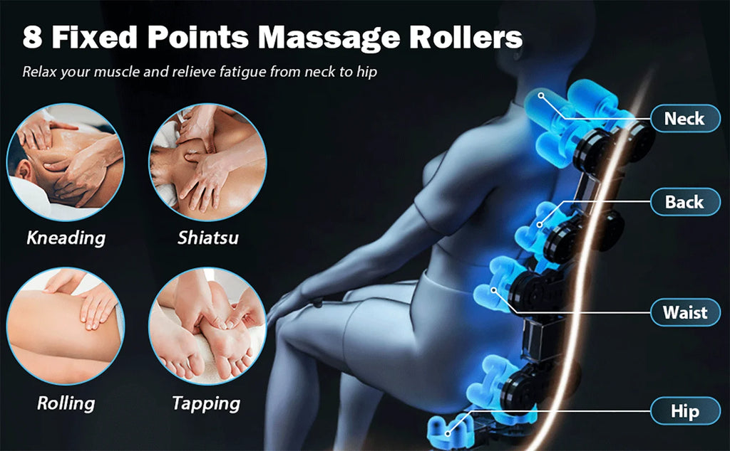 4D Zero Gravity Shiatsu Massage Chair