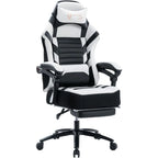 Big Tall Gaming Chair with Footrest and Massage