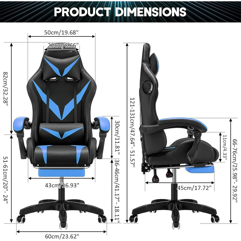 Ergonomic Gaming Chair with RGB and Speakers