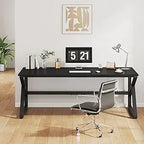 Modern Extra Long White Computer Desk