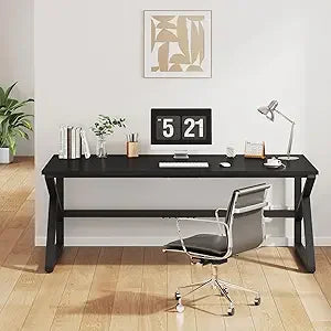 Modern Extra Long White Computer Desk