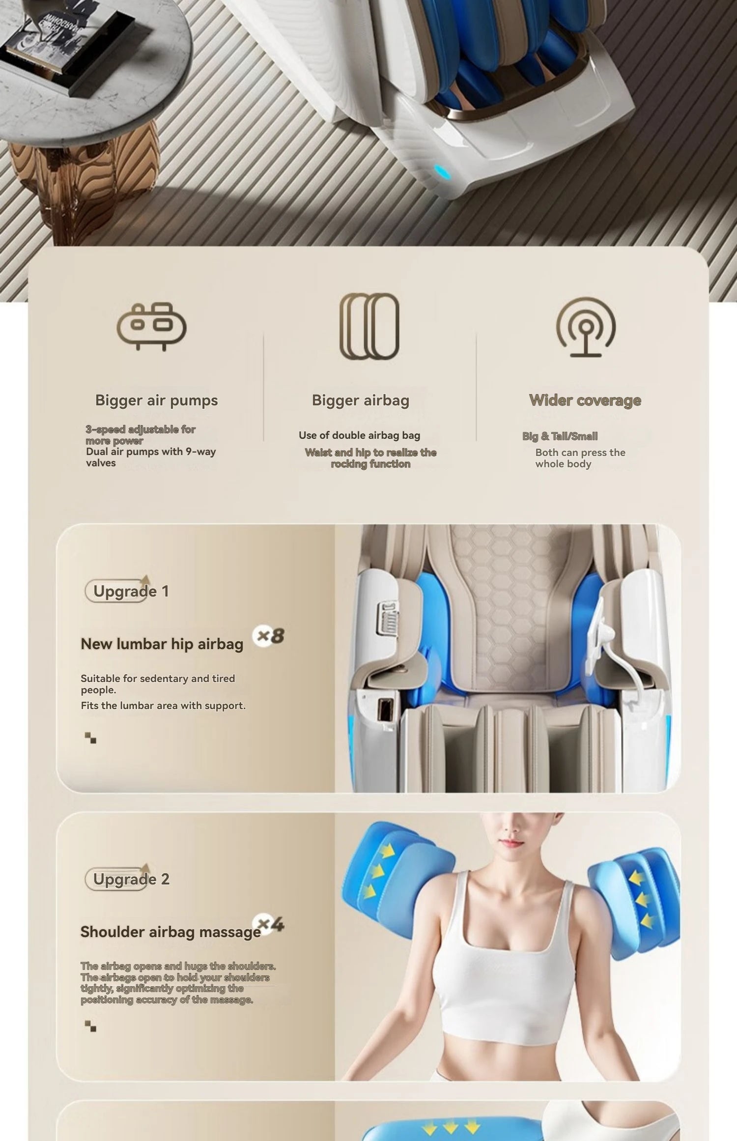 4D Electric Full Body Zero Gravity Chair