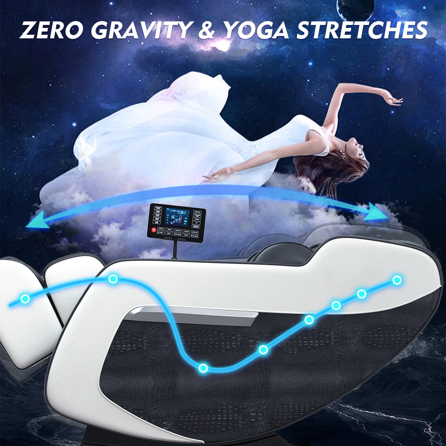 4D Zero Gravity Shiatsu Massage Chair
