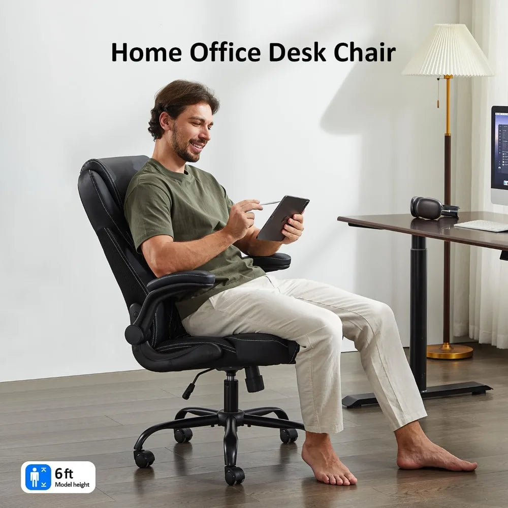 Ergonomic Executive Leather Office Chair