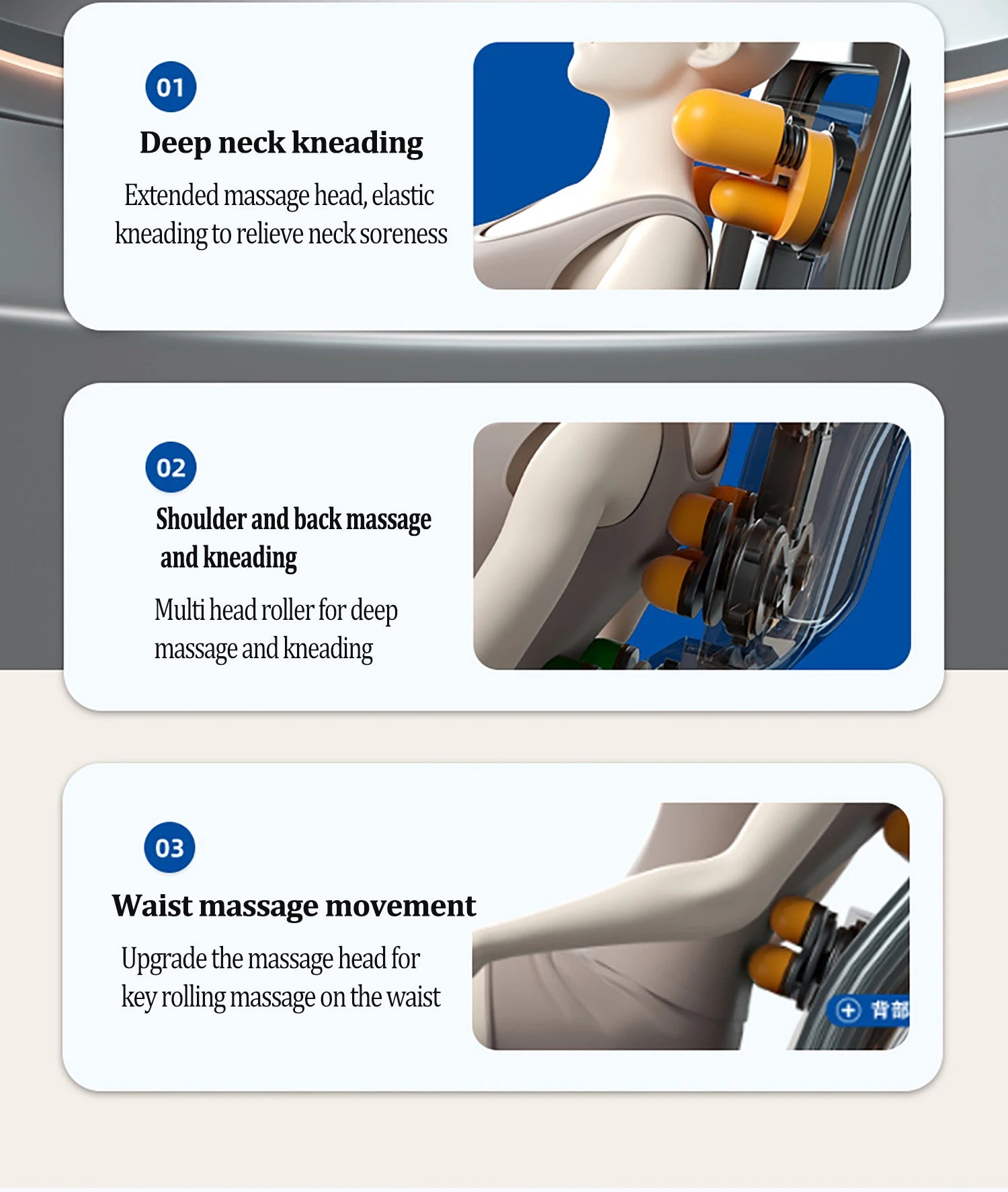 Zero Gravity Massage Chair with Heating and Bluetooth