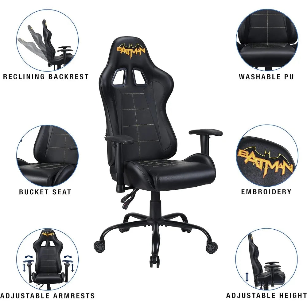 Ergonomic Batman Gaming Chair for Adults