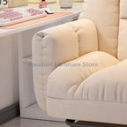 Comfy Fabric Ergonomic Swivel Recliner Chair