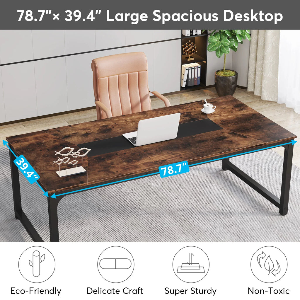 70-Inch Modern Executive Office Computer Desk