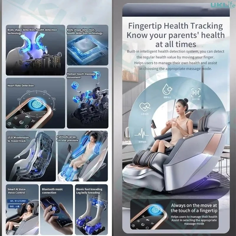 Luxury 4D Zero Gravity Massage Sofa with Heating