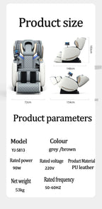 Zero Gravity Massage Chair with Heating and Bluetooth