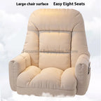 Comfy Fabric Ergonomic Swivel Recliner Chair