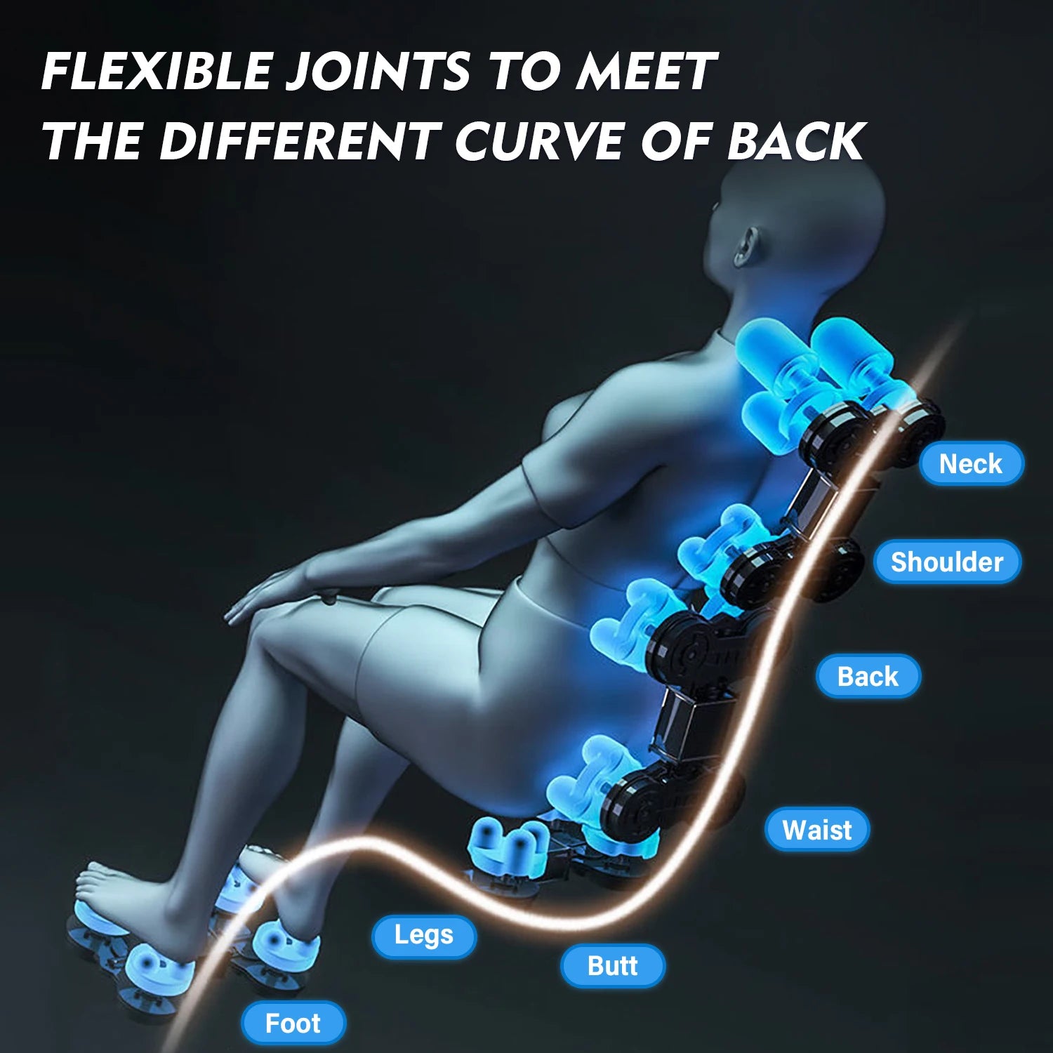 4D Zero Gravity Shiatsu Massage Chair