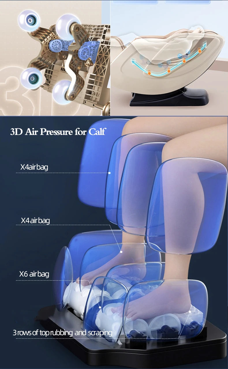 Luxury 4D SL-Track Zero Gravity Massager