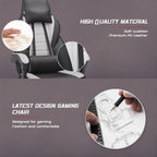 Heavy Duty Ergonomic Gaming Chair with Footrest