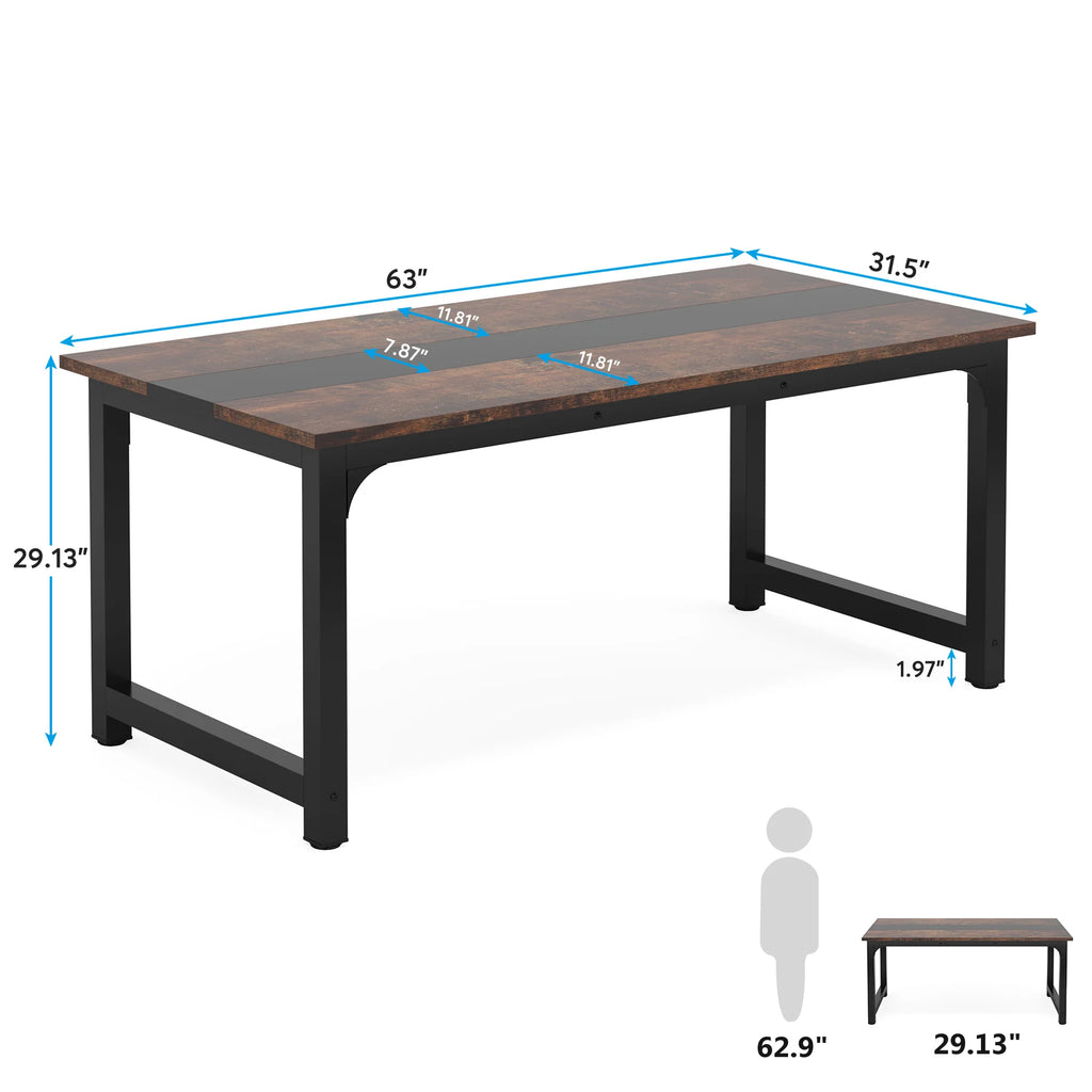 Large Modern Office Computer Writing Desk