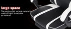 Ergonomic Gaming Chair with Footrest and Headrest