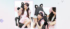 Cute Gaming Chair with Cat Ears and Massage