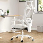 Ergonomic Mesh Office Chair with Footrest and Headrest