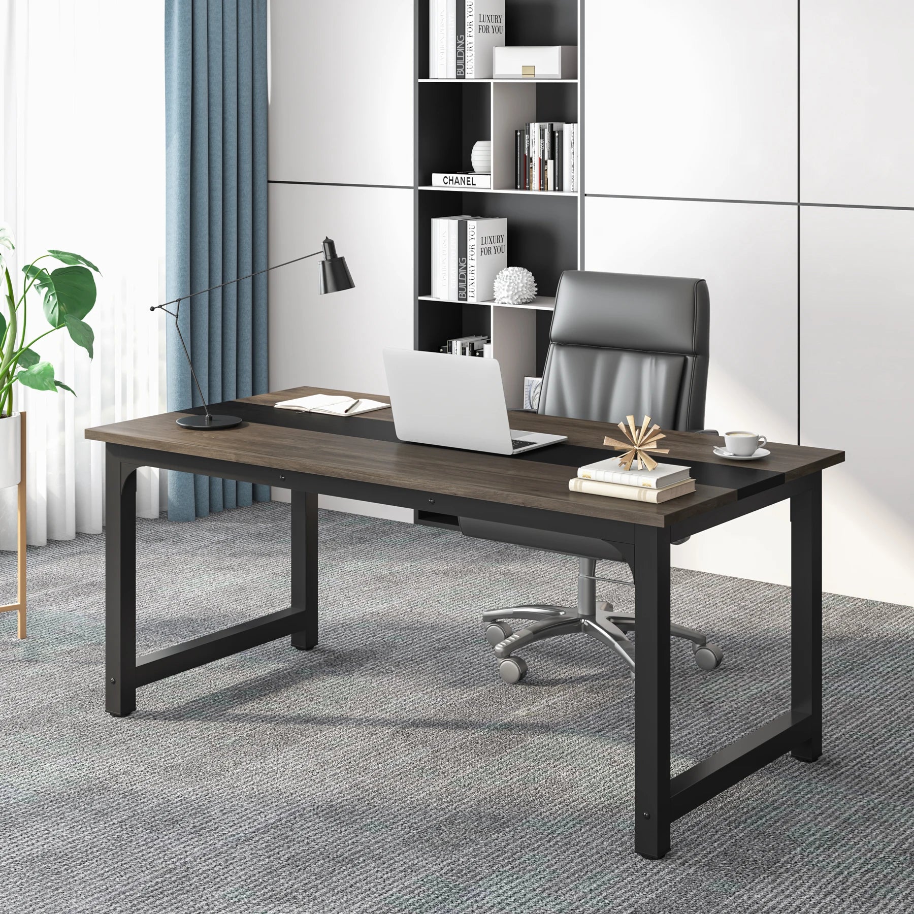 Large Modern Office Computer Writing Desk