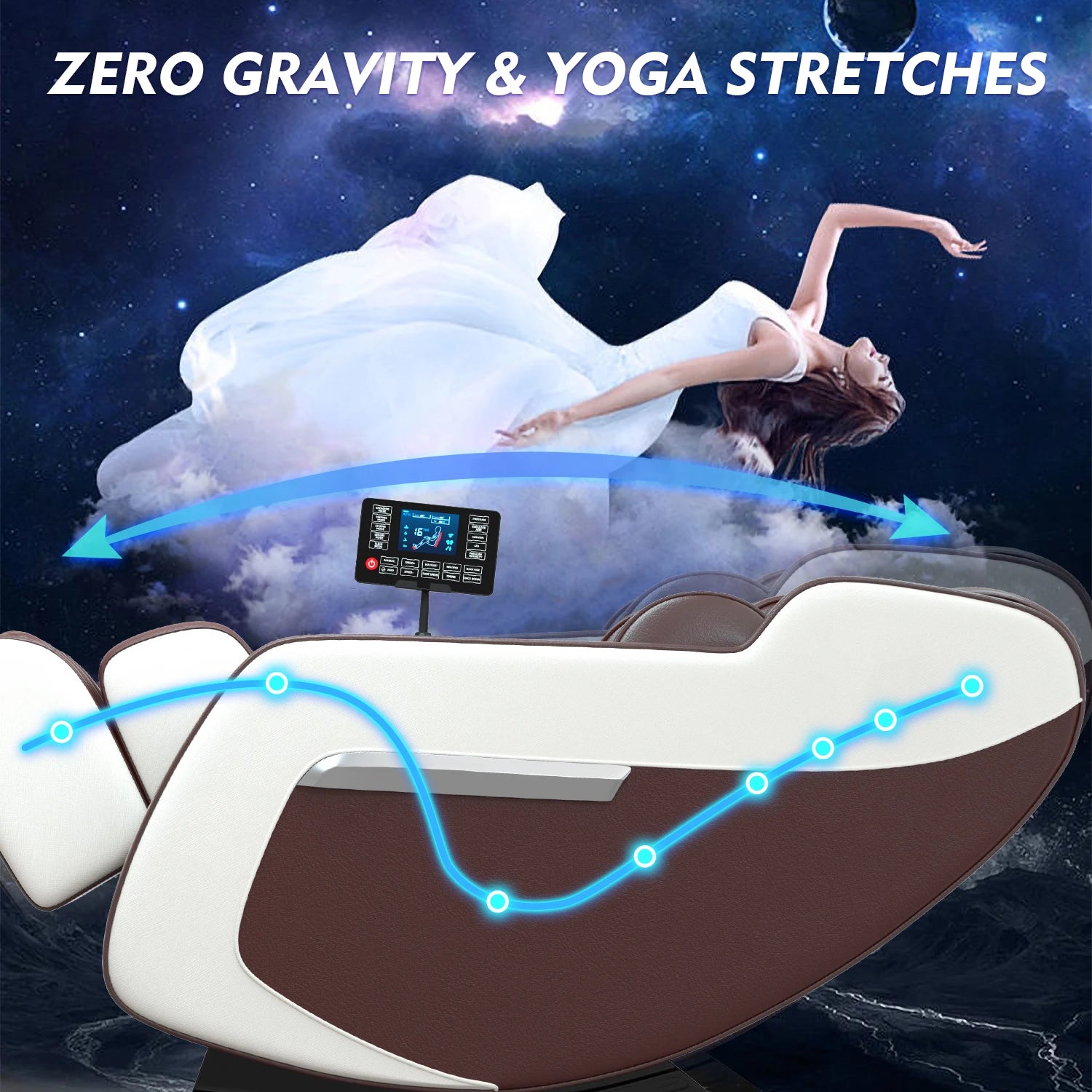4D Zero Gravity Shiatsu Massage Chair