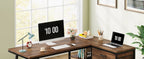 53-Inch Industrial L-Shaped Computer Desk
