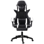 Ergonomic Gaming Chair with Footrest and Headrest