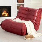 Giant Memory Foam Leather Bean Bag Sofa
