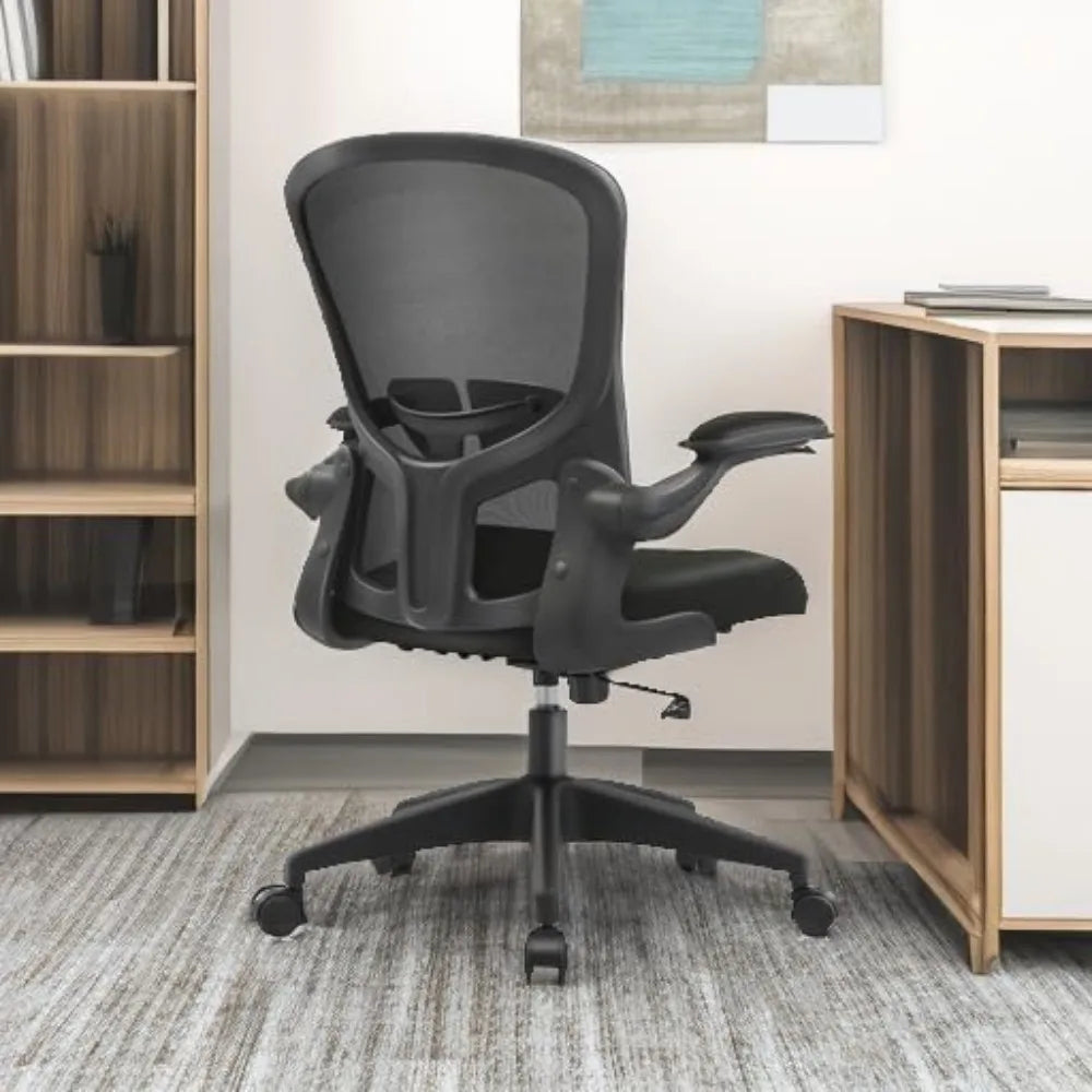 Ergonomic Swivel PC Desk Chair with Wheels