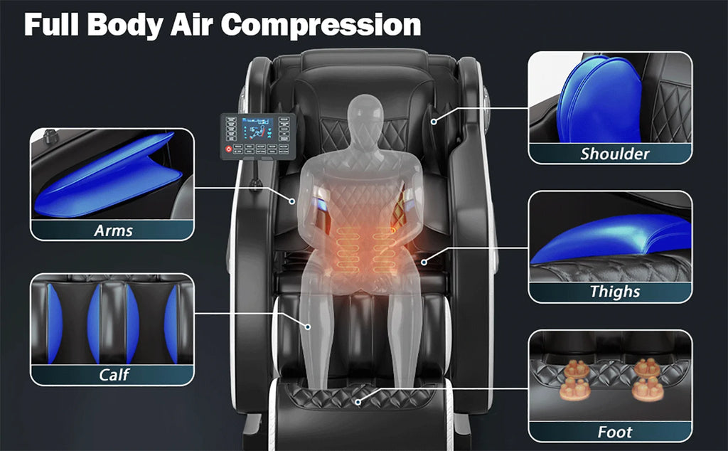 4D Zero Gravity Shiatsu Massage Chair