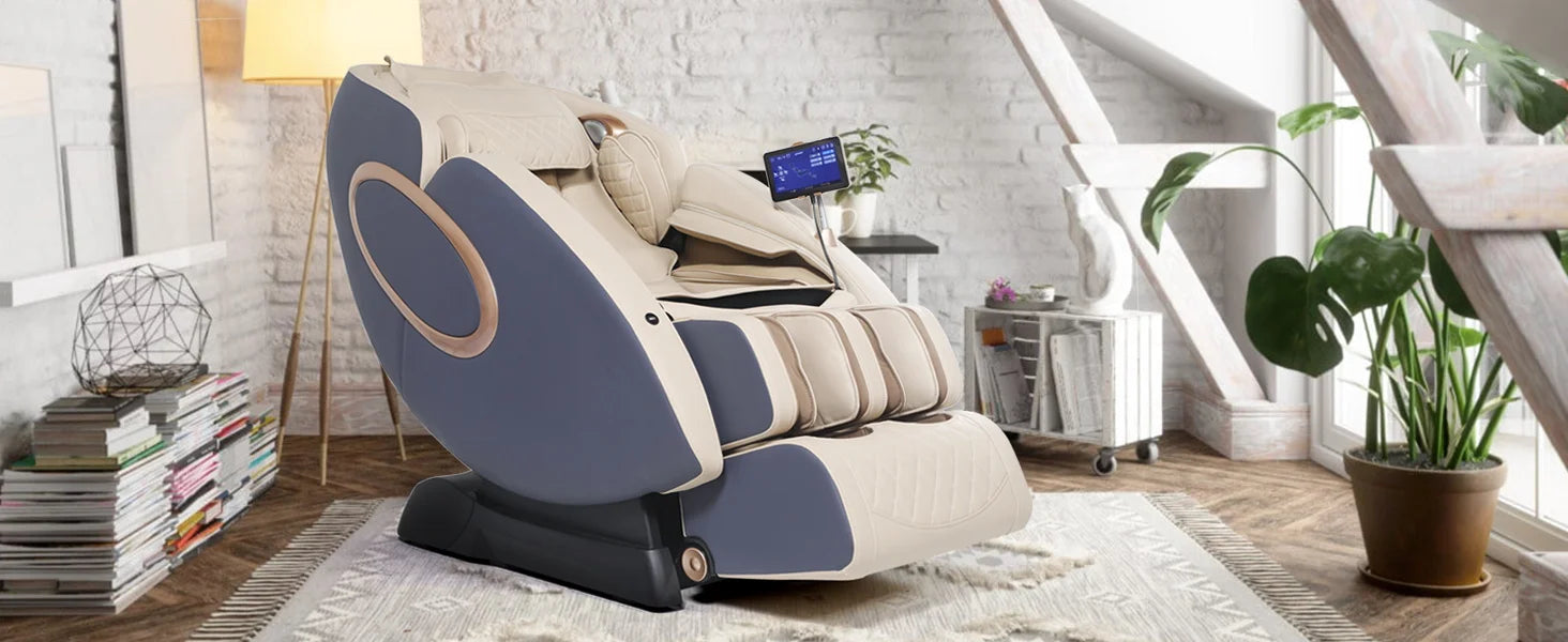 4D SL-Track Massager with App and Yoga Stretch