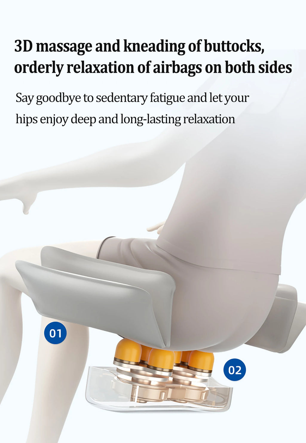 Zero Gravity Massage Chair with Heating and Bluetooth
