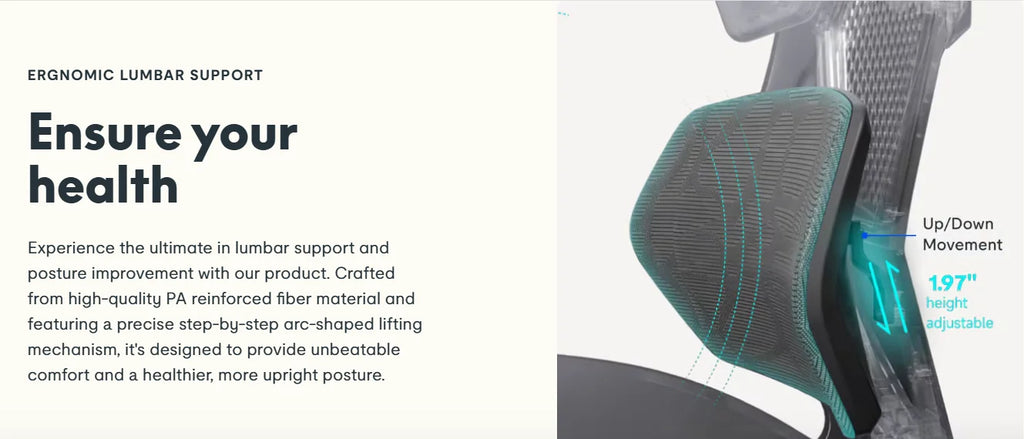 Reclining Gaming Chair with Adjustable Lumbar Support